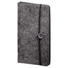 Hama "Felt" CD/DVD/Blu-ray Wallet 48, grey