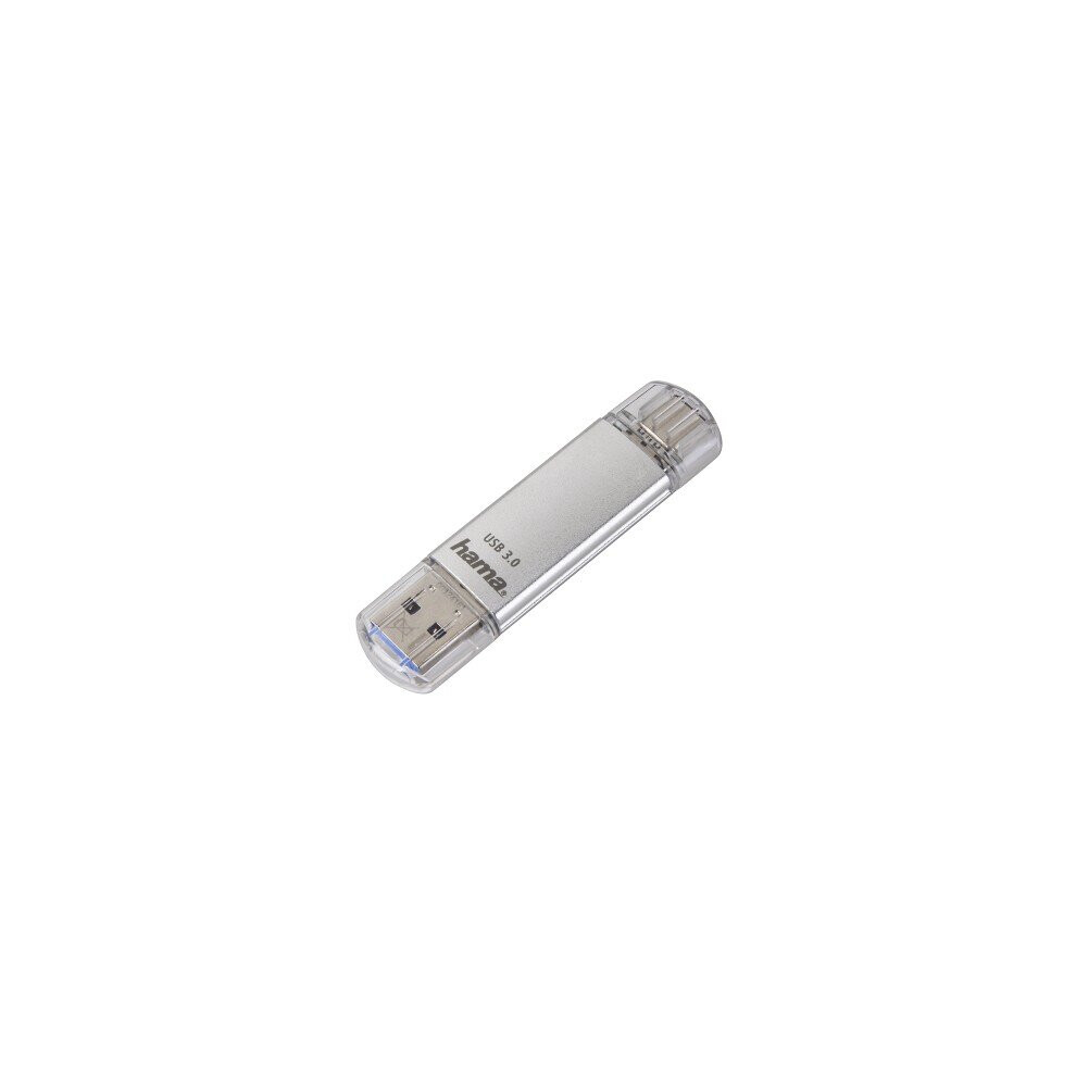 Hama "C-Laeta" Usb Flash Drive, Type-C Usb 3.1/Usb 3.0, 32 Gb, 40 Mb/S, Silver 4047443310576