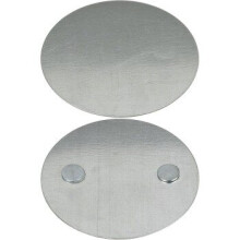 Brennenstuhl Smoke Detector Mounting Plate "BR1000", Magnetic, Silver