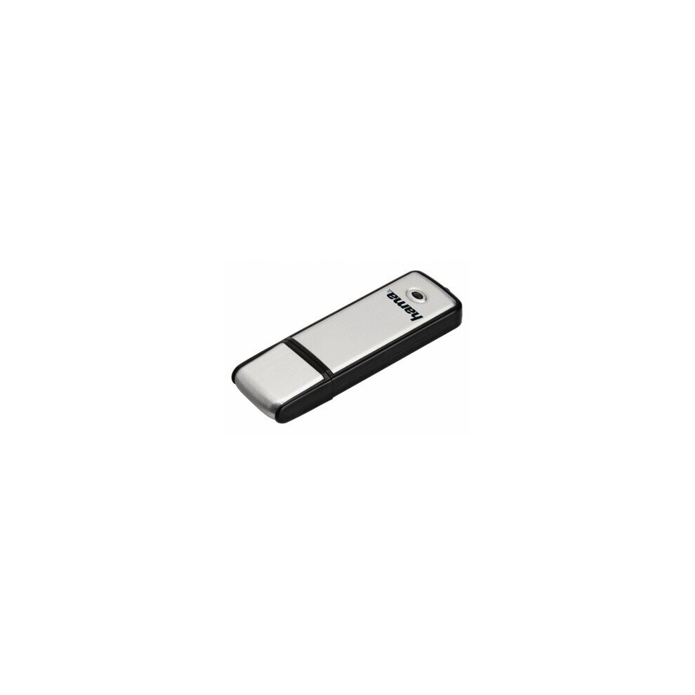 Hama "Fancy" USB Flash Drive, USB 2.0, 16 GB, 10 MB/s, black/silver