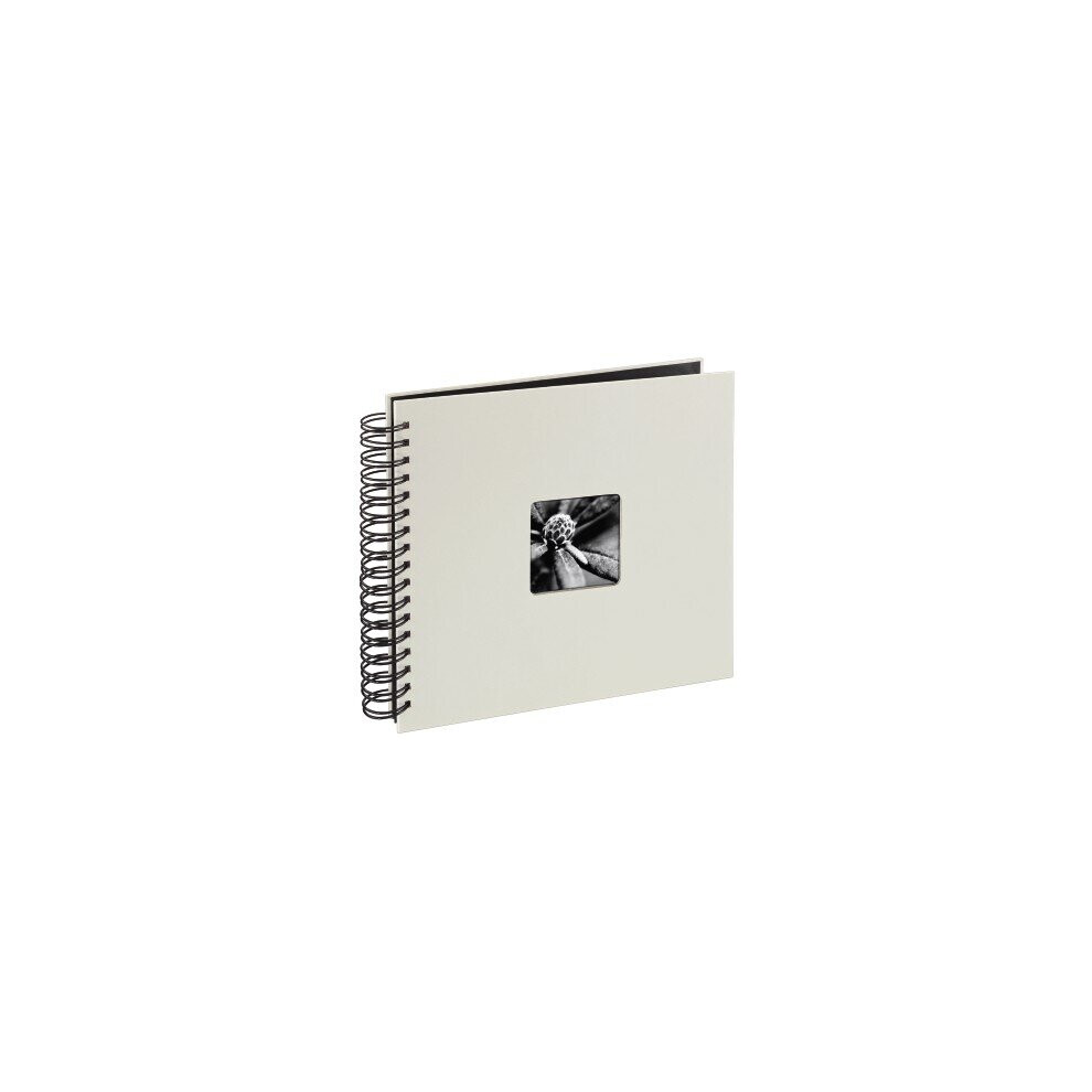 Hama "Fine Art" Spiral Album, 28 X 24 Cm, 50 Pages, Chalk Black