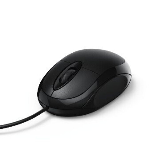 Hama Hama "MC-100" Optical 3-Button Mouse, Cabled, black