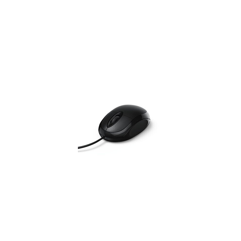 Hama "MC-100" Optical 3-Button Mouse, Cabled, black