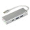 Hama Hama USB 3.1 Type-C Hub 1:3 "Aluminium", 2x USB-A, USB-C, 3.5 mm Audio 1