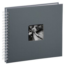 Spiraalalbum - Fine Art - 28x24 cm - 50 pagina's - Kleur grijs - Gemengd