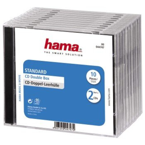 Hama CD DOUBLE JEWEL CASE STANDAARD - BEHOLDER CD-AF…