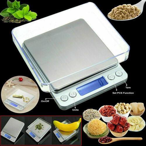 Small Kitchen Weighing Scales Digital Electronic Pocket Baking Food Scales Tools 1