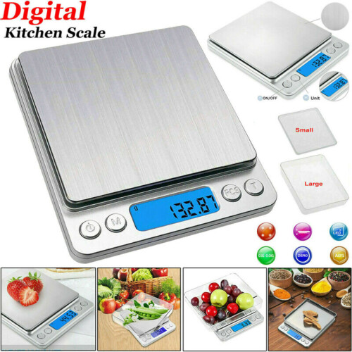 Small Kitchen Weighing Scales Digital Electronic Pocket Baking Food Scales Tools 2