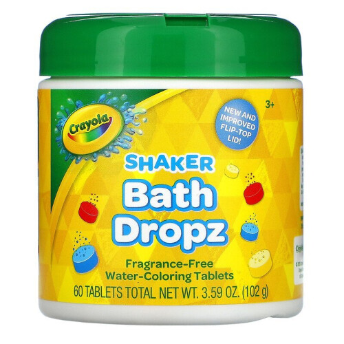 Crayola Crayola, Color, Bath Dropz, 60 Tablets