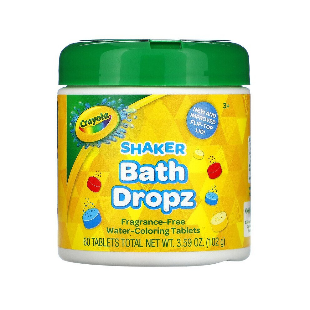 Crayola, Color, Bath Dropz, 60 Tablets
