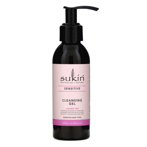 Sukin Σουκιν, Καθαριστικό Γελ, Εύαφης, 4,23 fl oz (125 ml)