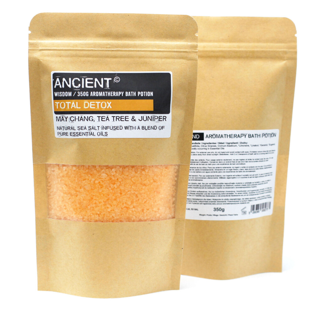 Ancient Wisdom (Total Detox) Aromatherapy Bath Potion In Kraft Bag