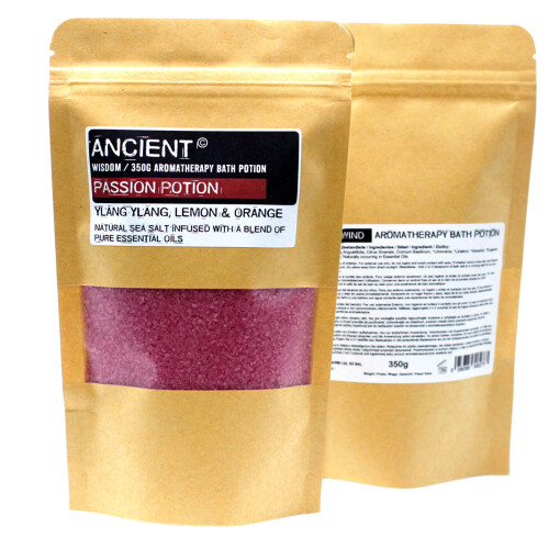 (Passion) Aromatherapy Bath Potion in Kraft Bag
