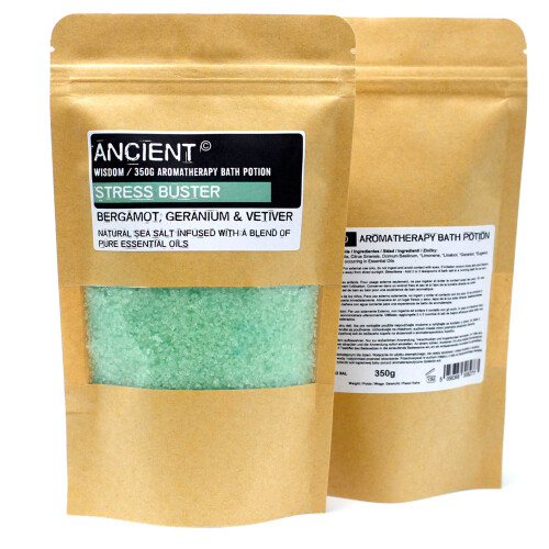(Stress Buster) Aromatherapy Bath Potion in Kraft Bag