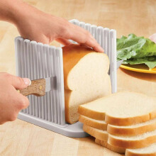 Adjustable Slicing Cutter Toast Tool Bread Loaf Slicer Guide Kitchen Foldable