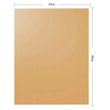 (Copper, 4 Pcs) BBQ Grill Mat non-stick Oven Liner Teflon Baking Reusable Sheet Pad Mats Tools