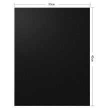 (Black, 1 Pcs) BBQ Grill Mat non-stick Oven Liner Teflon Baking Reusable Sheet Pad Mats Tools