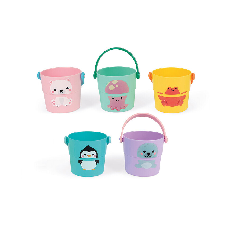 Activity Buckets Bath Toy