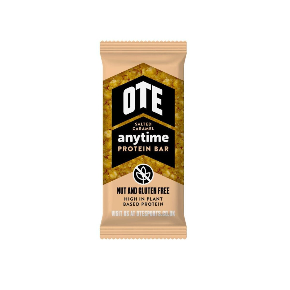 Ote (Salted Caramel) Anytime Plant Based Protein Bar - Pack Of 16