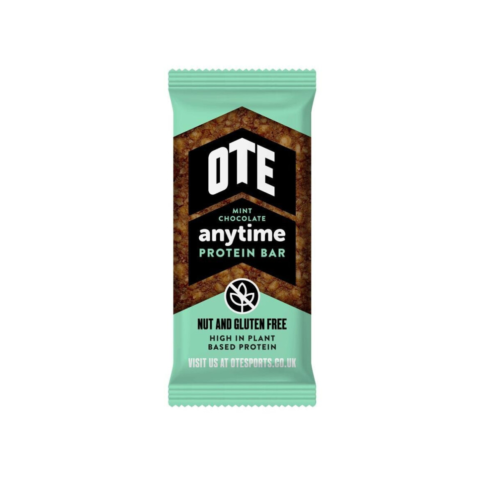 Ote (Mint Chocolate) Anytime Plant Based Protein Bar - Pack Of 16