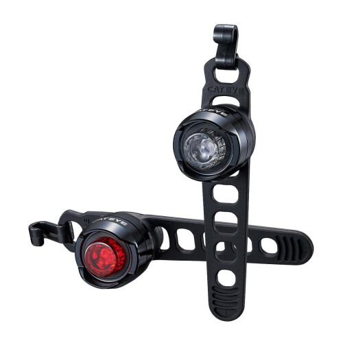 CatEye Επαναφορτιζόμενο πίσω φως ποδηλάτου Cateye ORB Συμπαγές φως USB με σώμα από κράμα