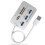 3 Port USB 3.0 Hub Aluminum MS SD M2 TF Multi-In-1 Memory Card Reader Adapter 5