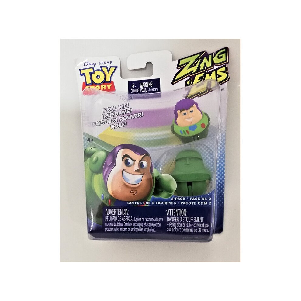 Toy Story Zing Ems Buzz Lightyear & Army Man  Disney Pixar - Mattel