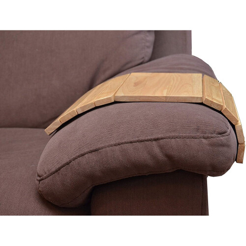 Apollo Flexible Wooden Sofa Arm Drinks Tray 2