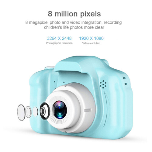 Ranpo Παιδική φωτογραφική μηχανή Selfie 32GB SD Card Digital Video Cameras Φορητά δώρα παιχνιδιών 2