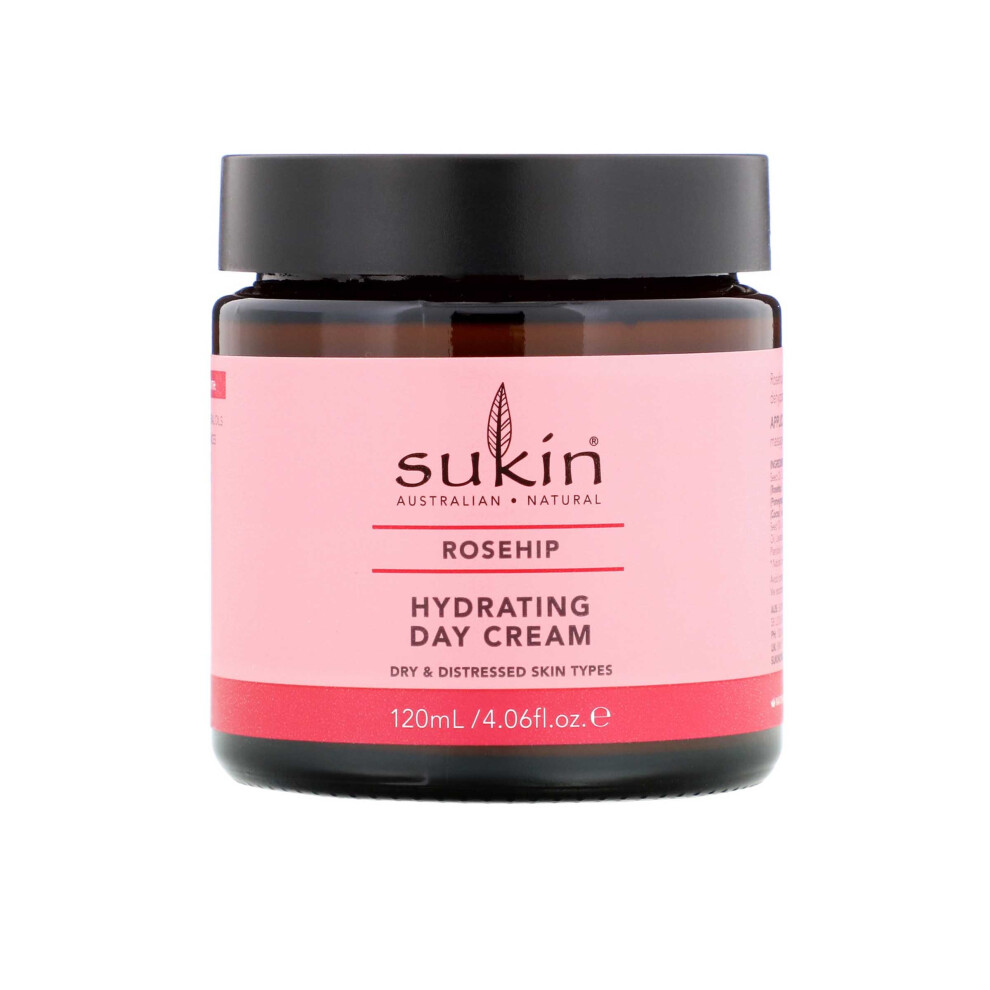 Sukin Rose Hip Hydrating Day Cream 120ml for all Skin Types