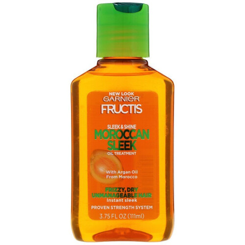 Garnier Garnier, Fructis, Liscia e lucente, Olio di cura per capelli moroccano, 3,75 fl oz (111 ml)
