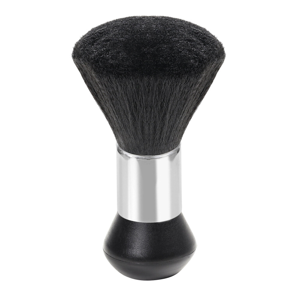 Trixes Black/Silver Hairdressing Neck Brush Salon Barber Hair Duster