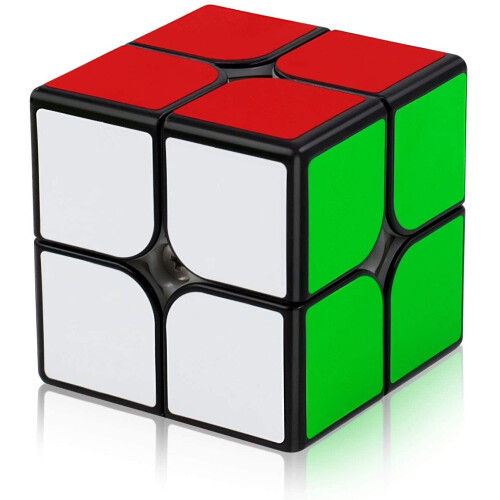 2x2 Rubik's Cube Rubix Kids Brain Teaser Puzzle Rubiks Classic Game Speed Cube Rubix