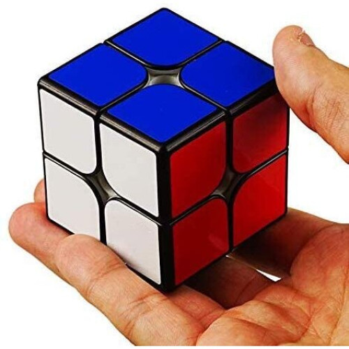 2x2 Rubik's Cube Rubix Kids Brain Teaser Puzzle Rubiks Classic Game Speed Cube Rubix 1