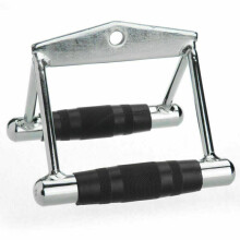 Kabalo Multi Gym V Handle Attachment Training Grip Bar Double Seated Row Lat Twin Cable