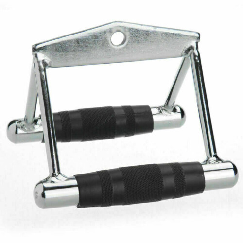 Kabalo Multi Gym V Handle Attachment Training Grip Bar Double Seated Row Lat Twin Cable