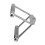 Kabalo Multi Gym V Handle Attachment Double Seated Row Lat Twin Cable Training Grip Bar 7