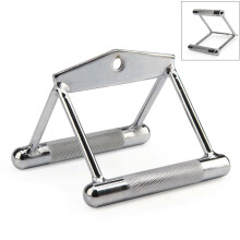Kabalo Multi Gym V Handle Attachment Double Seated Row Lat Twin Cable Training Grip Bar