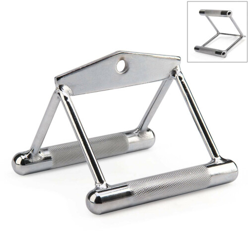 Kabalo Multi Gym V Handle Attachment Double Seated Row Lat Twin Cable Training Grip Bar