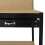 (Black) Workbench With Pegboard And Drawer Tool Garage Storage Heavy-Duty Steel Workshop DIY 7