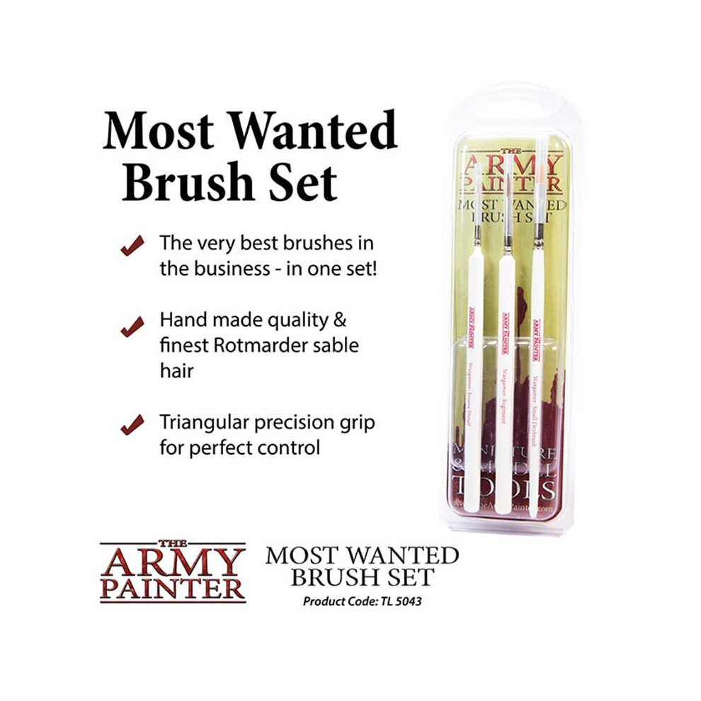 Army Painter Most Wanted Brush Starter Set