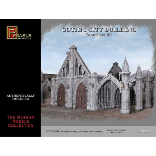 Pegasus Hobbies - 28mm Scale Gothic City Buildings Small Set 1