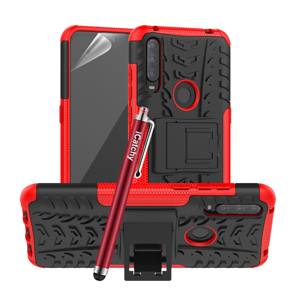 (Red) For Alcatel 1S / 3L 2020 Shockproof Case Red 5056298005239
