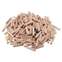 (12mm x 50mm, 1000) Hardwood Chamfered Fluted Pin Wooden Dowels