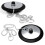 2PC TRIXES Sink Plug  Chrome & Rubber Bath Plug Great Universal Replacement 1