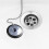 2PC TRIXES Sink Plug  Chrome & Rubber Bath Plug Great Universal Replacement 3
