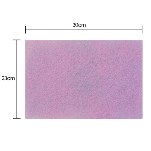 TRIXES 40Pcs Felt Fabric Sheets  Assorted Colour for Crafts - 12 x 9 inch 1