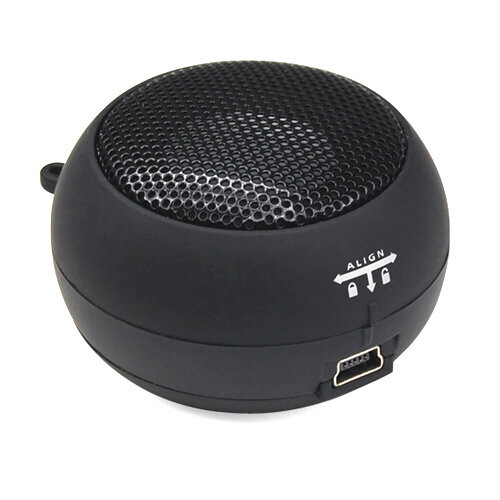 DIGIFLEX Black Mini Portable Travel Bass Speaker for iPod iPhone iTouch iPad MP3 1