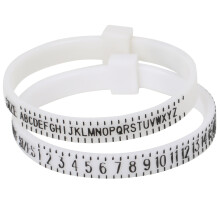 Adjustable Finger Ring Sizer Pair UK and US Sizes Measure Gauge Jewellers - By TRIXES