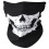 TRIXES Skull Multi Bandana for Skiing Motorbike Sports Costume Long Neck Warmer 8